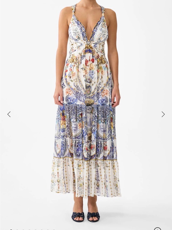 Camilla Dresses & Skirts - 1100.00 the pottery parlor Bead Strap Gathered Panel Dress the pottery parlor